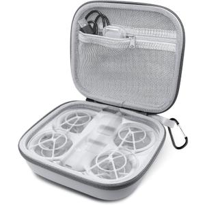 REYGEAK Carrying Case for DJI NEO,Portable PU Compact Bag,Waterproof Small Storage Case For DJI NEO Drone Accessories(Grey)