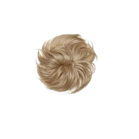 Vsadsau Synthetic Fluffy Chignon Hairpiece Messy Bun Hair Elastic Band Updo Chignon Hairpiece For Women