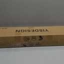 31.5" Wood Linear Pendant Light  Dimmable LED Chandelier with Remote, Adjustable Modern Farmhouse Lighting for Kitchen Islands, Dining Rooms & Bars Walnut Color (19W Energy-Efficient) (32in)