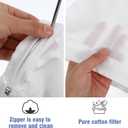 3Pcs Fine Mesh Strainer Bags, Ultra Fine Mesh Strainer Bags, Reusable Cheese Cloth Bag for Straining with Stainless Steel Handle Frame, Muslin Cloth For Straining, Reusable Filter for Nut Milk, Juices