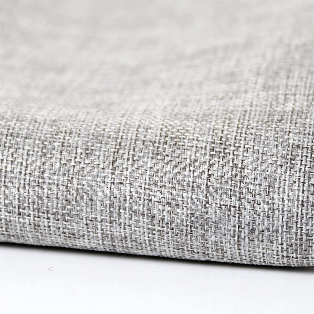 Speaker Grill Cloth Linen Speaker Fabric Protective Dustproof Mesh Cloth Stereo Fabric Replacement for Home Stage Speakers, Media Cabinet, KTV Box-Two Layers(100 * 146cm-Grey)
