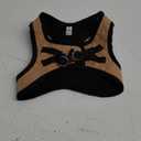 Best Pet Supplies - All Weather Mesh / Plush, Reflective, No Pull Harness for Small, Medium Dogs, Cats - Secure with Hook & Loop Fastener, Buckle, Double D-Rings - Beige Plush, XL (XL (Chest: 20.5 - 23"))