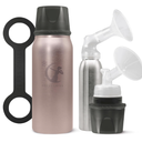 Ceres CHILL OG+ Breastmilk Chiller/Warmer 1238oz Portable Breast Milk Cooler, Two Chilling Options & More Capacity Pump Compatible Container (Moonlighting OG+ (With Freezable Inner Chamber)) Rose Gold (Standard)