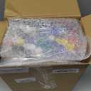 Yungyan 6 Set Valentine's Day Heart Vases Ceramics to Paint Ready to Paint Your Own Ceramic DIY Unpainted Plaster Paintable Kit Three Styles of Valentines Flower Vase with Brush Palette for Adults