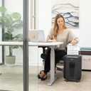 Fellowes AutoMax 100MA 100-Sheet Micro-Cut Autofeed 2-in-1 Paper Shredder for Office/Small Office