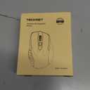 TECKNET Rechargeable Wireless Mouse, 2.4G Silent Mouse, Quiet Click, 6 Adjustable 4800 DPI, Cordless Computer Mouse, Ergonomic Mouse for Laptop, 6 Buttons USB Mouse for Chromebook, Ergo Grip - Red