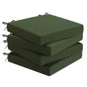 AAAAAcessories Seat Cushions for Patio Furniture, Waterproof Replacement Patio Chair Cushions, Set of 4, 18.5 x 16 x 3 Inch, Dark Moss Green
