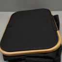 LONBET Laundry Basket with Lid, Made from Breathable Fabric | Aesthetic Clothes Hampers for Laundry with Side Handles & Sturdy Bamboo Frame (26 Gallons - Single, Black)