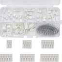 580Pcs JST GH 1.25mm Connector Kit,2/3/4/5/6/7/8/10 Pin Housing Connectors,1.25mm Pitch JST Adapter,GH 1.25mm Plug Terminal Set for 3D Printer、Flight Controller