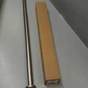 Ivilon Tension Curtain Rod - Spring Tension Rod for Windows or Shower, 24 to 36 Inch. Satin Nickel