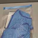 FUAMEY Recovery Suit for Dogs After Surgery,Soft Breathable Dog Bodysuit E-Collar & Cone Alternative Surgical Suit,Male Female Dog Neuter Spay Suits Anti Licking Wounds Onesie Navy Blue Strips XL (XL(Back:20.1-24.8in,WT:42-75lbs))