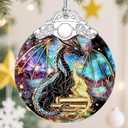 Dragon Christmas Ornaments, Christmas Tree Decorations, Keepsake Ornaments, Holiday Decor, Holiday & Xmas Gifts, Gifts for Dragon Lovers, Fantasy Lovers & Bookworms
