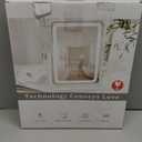 ROLOVE Vanity Mirror with Lights, 12.6"15" LED Makeup Mirror, Lighted Makeup Mirror with Lights, Smart Touch Control Dimmable 3 Modes Light, Lighted Up Mirror for Makeup Desk, Bedroom, Dressing Room (White)