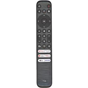 Dan's Originals OEM RC923 FMB2 (Motion Backlight + Voice) for TCL Google TV Smart Remote Control | 65QM851G | 75QM851G Q Class 4K UHD HDR QD-Mini LED Smart TV with Google TV 21001-000121l, Black