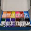 Washable Markers Bulk (288 Count), 12 Assorted Colors, Washable Markers for Kids Classroom School, Broad Tip Durable for Back to Classroom Art School Supplies Essentials