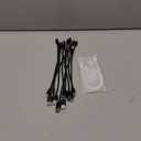 10-Pack Multi Short USB Cables & TypeC-C Cables for Charging Stations Compatible/w iPhone16 &15, iPhone5-14/ iPads/iPad mini/iPad Pros/Samsung Moblies & Tablets/Pixel & Nexus/HTC/Sony(Black)