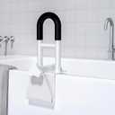 Bathtub Safety Rail, Bathtub Handle Grab Bar with Non-Slip Grip for Seniors, Elderly, Fits 3.1 to 6.7 Inch Tub Walls, Supports 300 lbs
