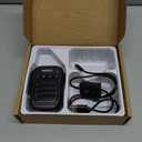ABBREE Ham Radio Wireless Handheld Speaker Mic, 2 Pin Shoulder Microphone for Baofeng 5RM UV-5R,BF-F8HP PRO,AR-152,K5PLUS,GM-15Pro,UV-5G Plus UV-32 GM21 Walkie Talkie Accessories (Black)
