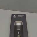 Andis 563616 Pro Foil Plus II Cordless Shaver, Gold Titanium Foils, Lithium Ion Battery, Includes USB-C Charging Stand, Black