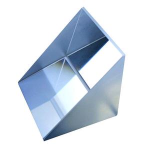 25 mm Glass Right Angle Triangle Prism, Coated Reflecting Prism, Right Angle Prism Mirror, Component for Precision Optical Instruments