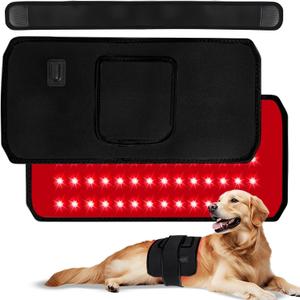 Infrared Red Light Therapy Belt Pets, Wearable Red Infrared Light Therapy Red Light Therapy Belt for Pets, 660nm&850nm Portable Red Light Therapy for Dogs Tissue Repair, Joint & Back Pain