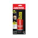 Loctite PL Premium Polyurethane Construction Adhesive, 4 fl oz Squeeze Tube, 1 Pack - Versatile Construction Glue for Wood, Concrete, Stone, Metal & More
