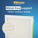 Filtrete 18x18x1 AC Furnace Air Filter, MPR 700, MERV 8, Tough on Pollen, Easy on Airflow, 3-Month Pleated 1-Inch Electrostatic Air Cleaning Filter, 2-Pack (Actual Size 17.81 x 17.81 x 0.81 in)