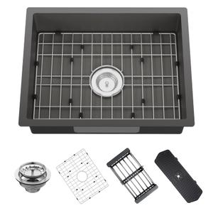 15x15 Inch Stainless Steel Small Kitchen Sink-5.5 Inch Low Height Design Single Bowl Drop In Topmount Small Kitchen And Bar Sink Ensure Individuals With Limited Mobility Easily Accessing And Using