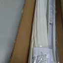 LazBlinds No Drill Roman Shades for Windows, Cordless Light Filtering Window Shades with UV Protection, Polyester Fabric for Bedroom & Living Room, 28" W x 64" H, Off White