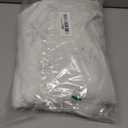 Christmas Tree Skirt 36 inches White Faux Fur Silver Snowflake Sequin Embroidered Luxury Tree Skirt Xmas Decoration