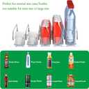Drink Organizer for Fridge-White Automatic Pusher Glide,12oz 16oz 20oz-Soda Dispenser for Fridge-Holds up to 25 Cans