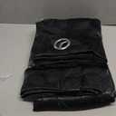 HOMEIDEAS Non-See-Through Light Grey Privacy Sheer Curtains, 52 X 63 Inches Long 2 Panels Sheer Curtains Light Filtering Window Drapes for Bedroom Living Room Black