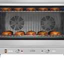 KoolMore 32 in. Commercial Countertop Convection Oven, Holds Full Size Pans, 4 Racks and 3500W of Power, 240V in Stainless-Steel, ETL Listed for Safety and Sanitation (KM-CTCO-44)