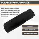 Model 3 Model Y Dashboard Cover Interior Tesla Accessories Compatible with Model Y/3 2017-2021 2022 2023 (Black)