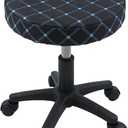 Bar Stool Cushion Round Rolling Stool Seat Cover Foam Padded Bar Stool Seat Cushions for Kitchen Island Bar Stools 13 Inch 14 Inch Metal Shop Stool Tattoo Salon Swivel Task Chair Spa Barstools