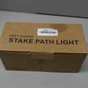 DenicMic Solar Lights Outdoor 10 Pack Waterproof 6000K Cold White LED Stainless Steel Stake Outside Lights for Yard Pathway Garden Driveway Walkway Landscape Path Lighting
