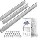9FT Garage Door Strut Reinforcement Kit, Heavy Duty Steel Support Bracket, Hurricane & Storm Protection, Anti-Sag Windproof Brace for 16x7 16x8 Garage Doors, Easy DIY Install