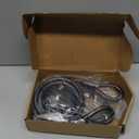 Corki Bike Lock Heavy Duty Anti Theft U Lock with 5ft Security Cable and Keys 17mm Schackle Electric Scooter Lock, Bicycle Lock with Mounting Bracket for Ebike Motorcycle -Black