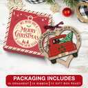26 x Couples Christmas Ornament - Ideal Gifts for Couples, Perfect Couple 2025, Unique Couple Ornament, Distinctive Gift for Him and Her, Essential Holiday Ornaments for Couples (Couple Red Truck)