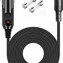 Car Charging Cable Compatible with BLUETTI AC180 / AC60 / B80 Portable Power Station Solar Generator BLUETTI X60 CPAP Battery Backup Charger 12V/24V Cigarette Lighter Plug, 6.6Ft DC Power Cord