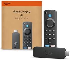 Amazon Fire TV Stick 4K (newest model) with AI-powered Fire TV Search, Wi-Fi 6, stream over 1.8 million movies and shows, free & live TV
