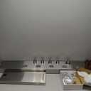 ROVOGO Shower Panel Tower with Rainfall Waterfall Shower Head, 5 Body Jets and 3-Function Handheld, High Pressure Rain Massage System, Wall-Mount Shower Column, 304 Stainless Steel Brushed