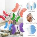 5 Pack Large 3D Paper Butterfly Decorations 15.7" and 11.8" Hanging Butterflies for Weddings, Baby Showers Themed Parties