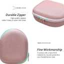 Headphone Headset Case for Beats, Sony, Raycon, JBL, OneOdio, TOZO, SteelSeries, Jabra, Audio-Technica & Sennheiser HeadphonesOuter Pink+Inner Pink (Pink Outside+Pink Inside)