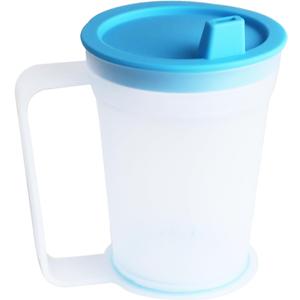 PEPE Mobility Sippy Cup for Adults Non Spill, Two Handled Mug with Lid, Hospital Cups, Drinking Spout, Parkinsons Mug