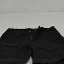 Sghenr Plus Size Women's Ripped Denim Jean Shorts High Waisted Stretchy Folded Hem Short Jeans(SolidBlack,18W)