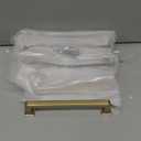 10 Pack 5 Inch Gold Cabinet Pulls - Kitchen Handles for Cabinets (5"/128MM Hole Center)