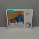 YouCopia StoraLid Food Container Lid Organizer for Kitchen Cabinet Storage with 5 Adjustable Dividers, 10.5''D  13.4''W  3.3''H, Large Classic Edition, White