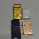 4 Decks Waterproof Playing Cards Plastic Black Rose Gold Playing Card Foil Poker Cards Themed Standard Playing Card Games for Adults Family Game Party