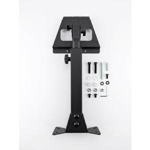 Heavy-Duty Black Metal Articulating Arm Mounting Bracket with Universal Joint and Hardware Kit